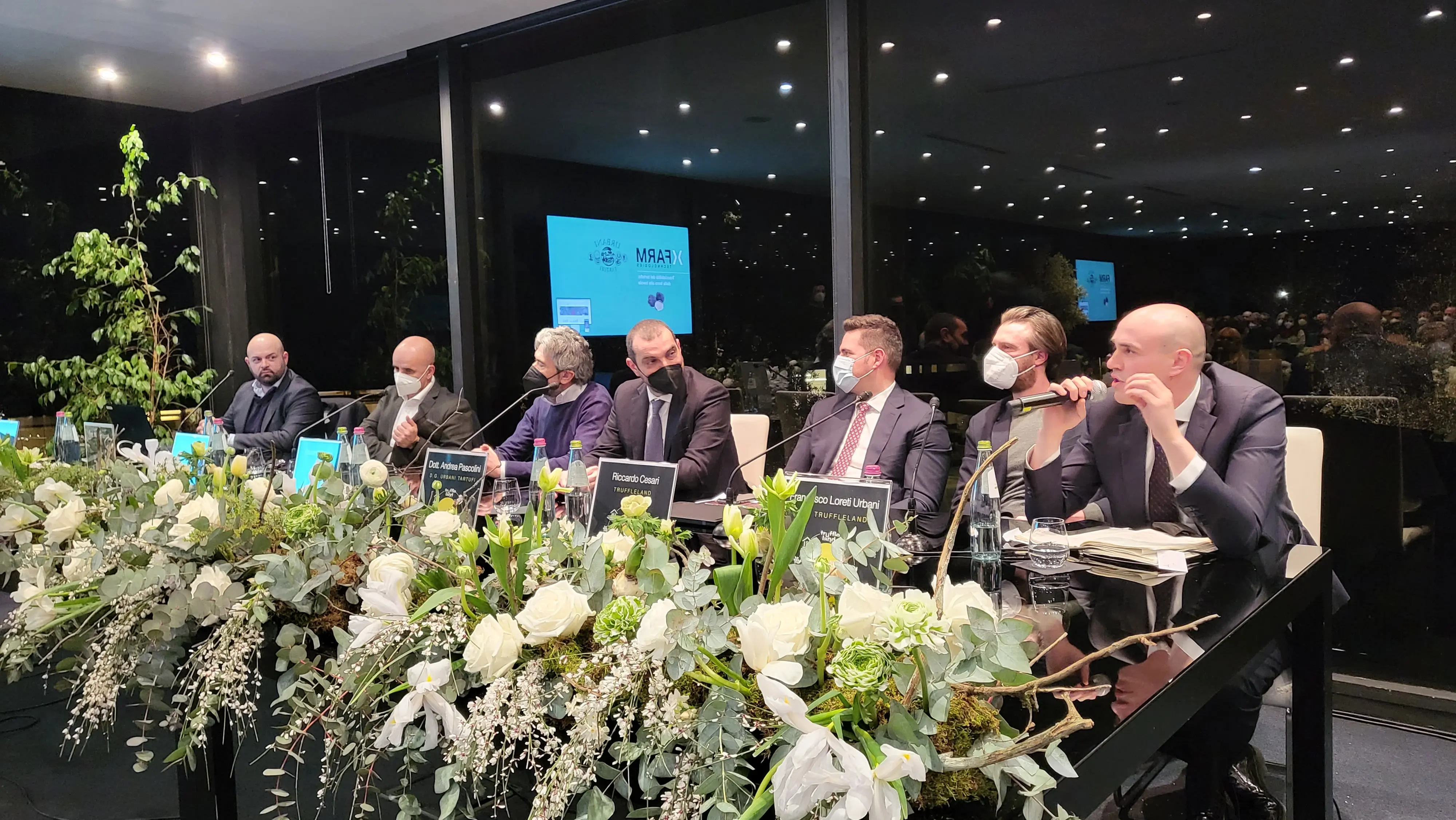 Conferenza stampa dell'azienda Urbani Tartufi di venerdì 11 febbraio 2022