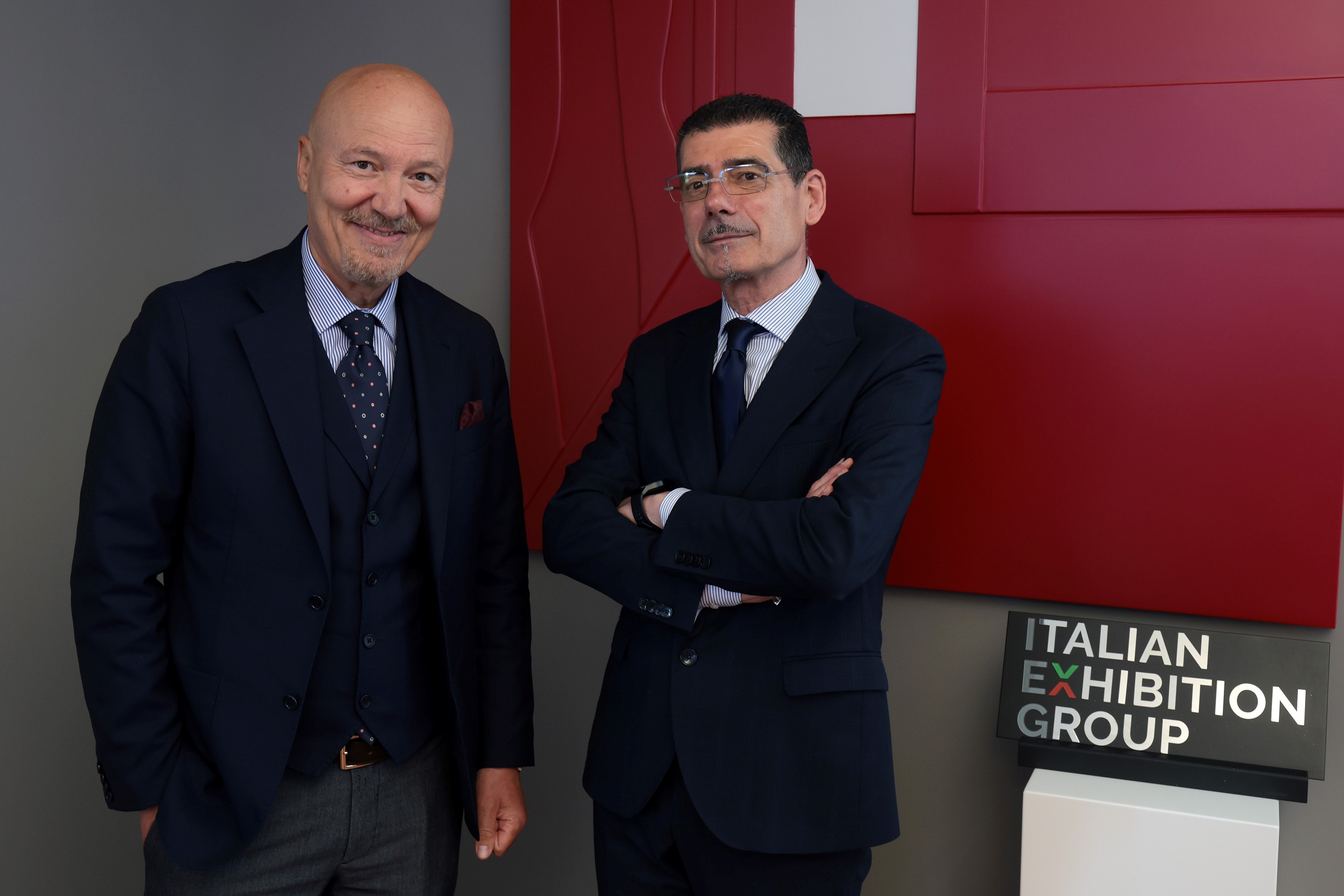 Vertici di Italian Exhibition Group:il CEO Corrado Peraboni (a sx) e il Presidente Maurizio Renzo Ermeti
