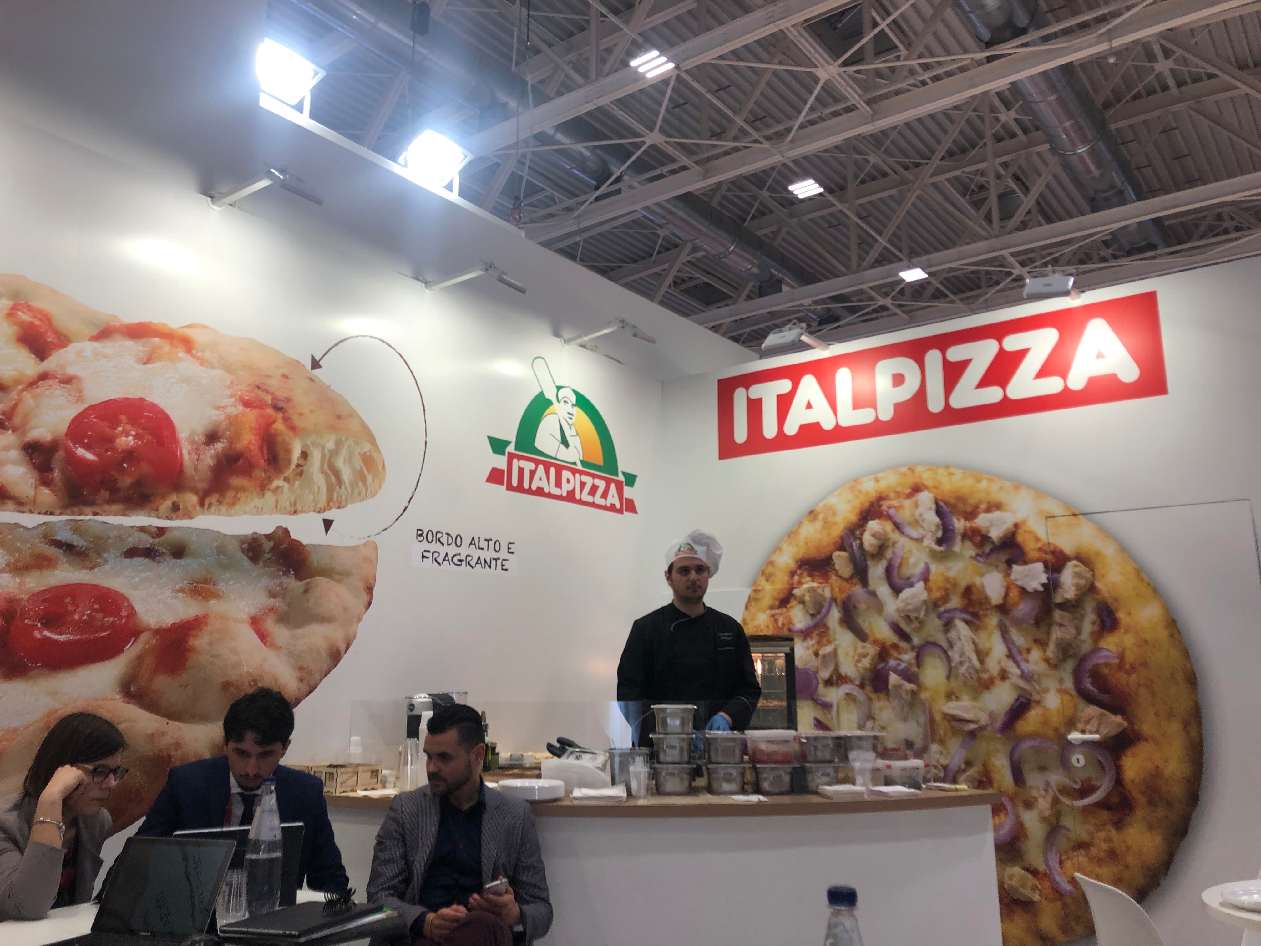 Stand Italpizza in occasione della 15° edizione della fiera Marca by BolognaFiere