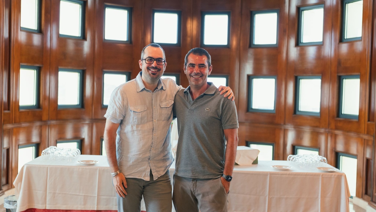 Giacomo Boscaini e Luca Speri, rispettivamente presidente di Antica Bottega del Vino e di Famiglie Storiche
