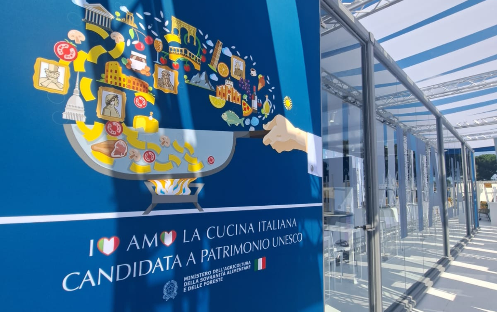 Stand del Masaf a Vinitaly and the City dal 18 al 20 luglio 2025 nel Parco Archeologico di Sibari. (CS)