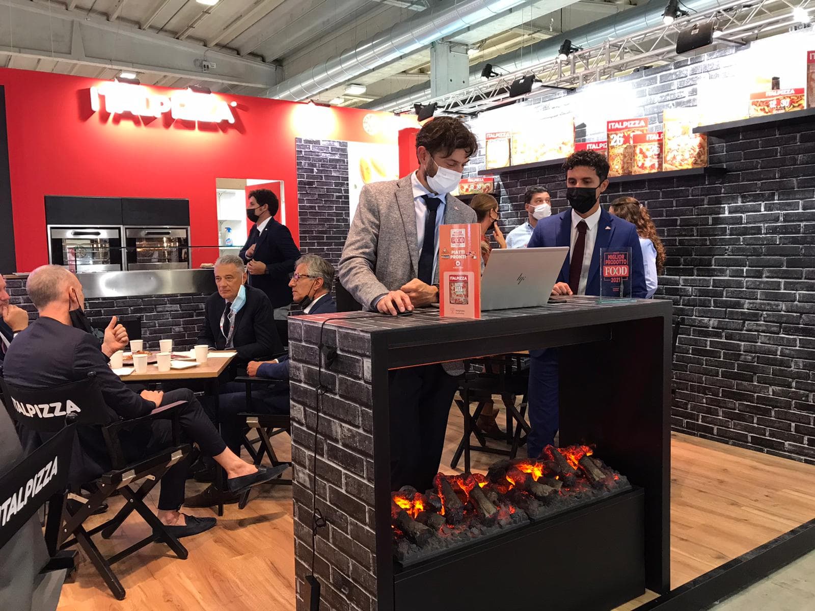 Stand Italpizza all'edizione 2021 del Salone Cibus