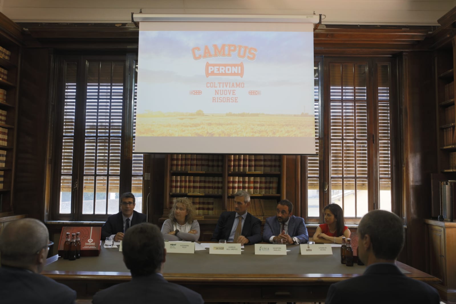 Presentazione del Campus Peroni a Roma, centro d'eccellenza per la promozione e la diffusione della cultura della qualità e della sostenibilità in ambito agricolo e cerealicolo