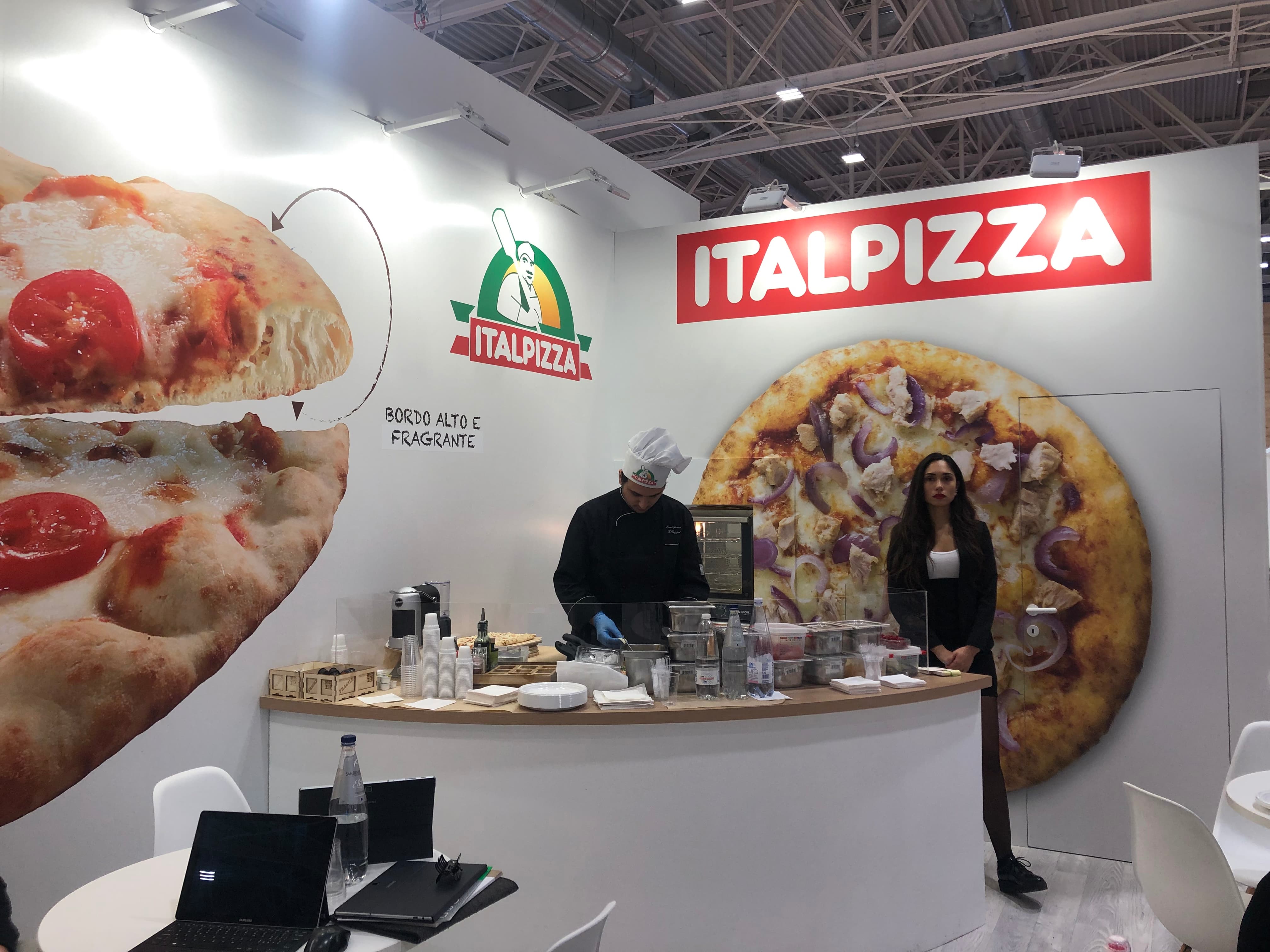 Stand Italpizza in occasione della 15° edizione della fiera Marca by BolognaFiere