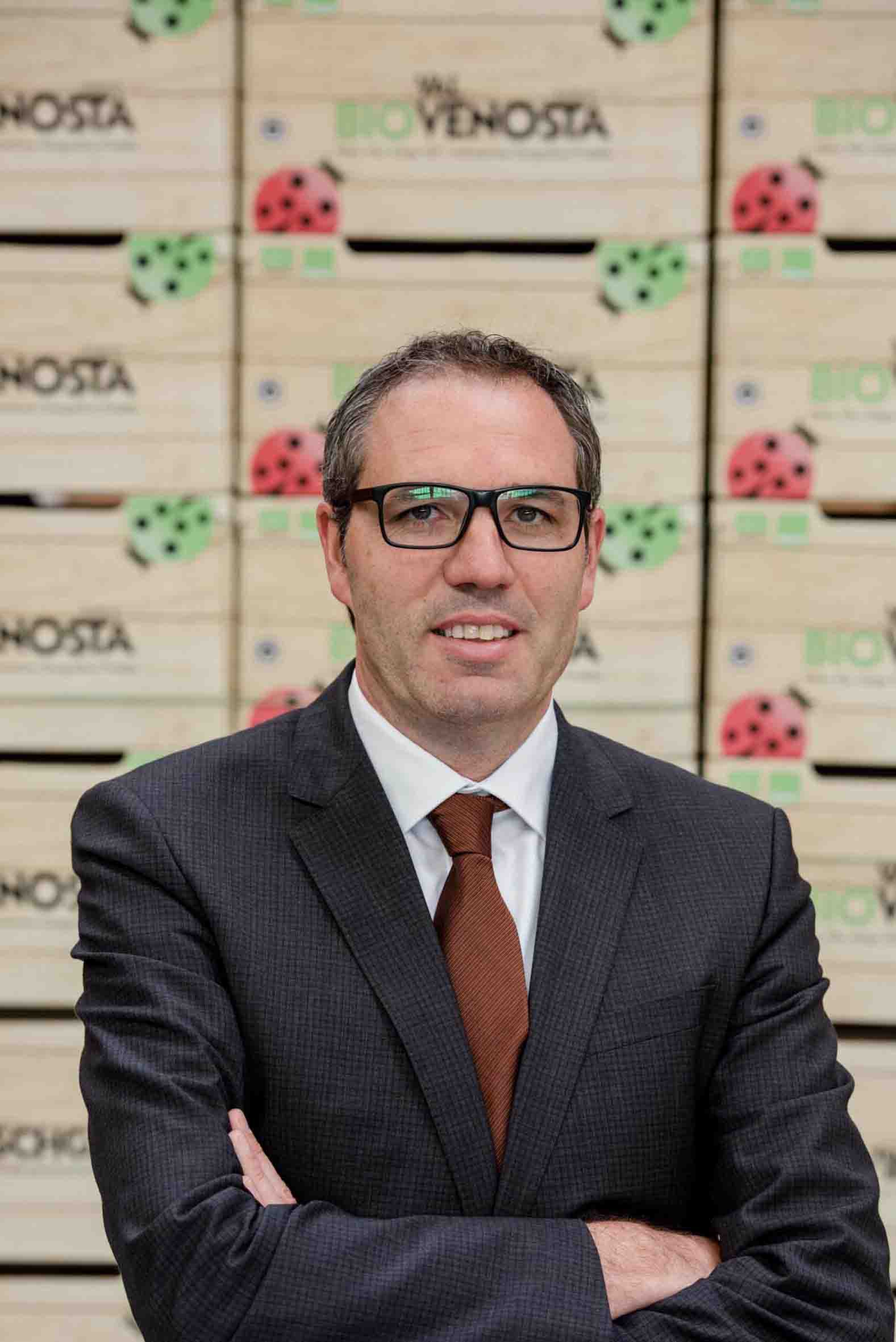 Gerhard Eberhofer, responsabile vendite Bio Val Venosta a BioFach 2019