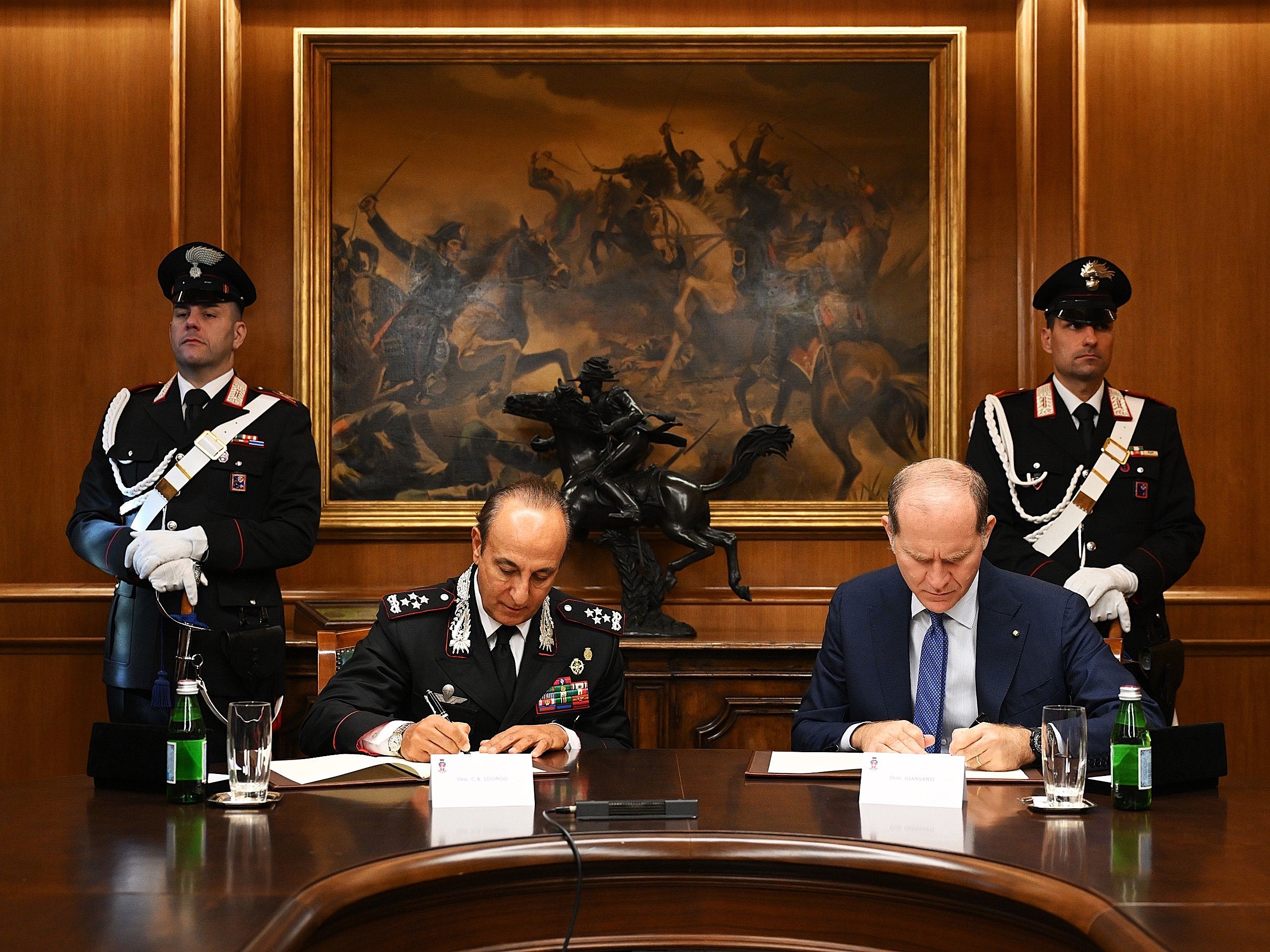 Il comandante generale di Corpo d’Armata Carabinieri Salvatore Luongo, e il presidente di Confagricoltura, Massimiliano Giansanti, siglano intesa volta a a rafforzare la legalità, la prevenzione ed il contrasto ai reati nel settore agricolo