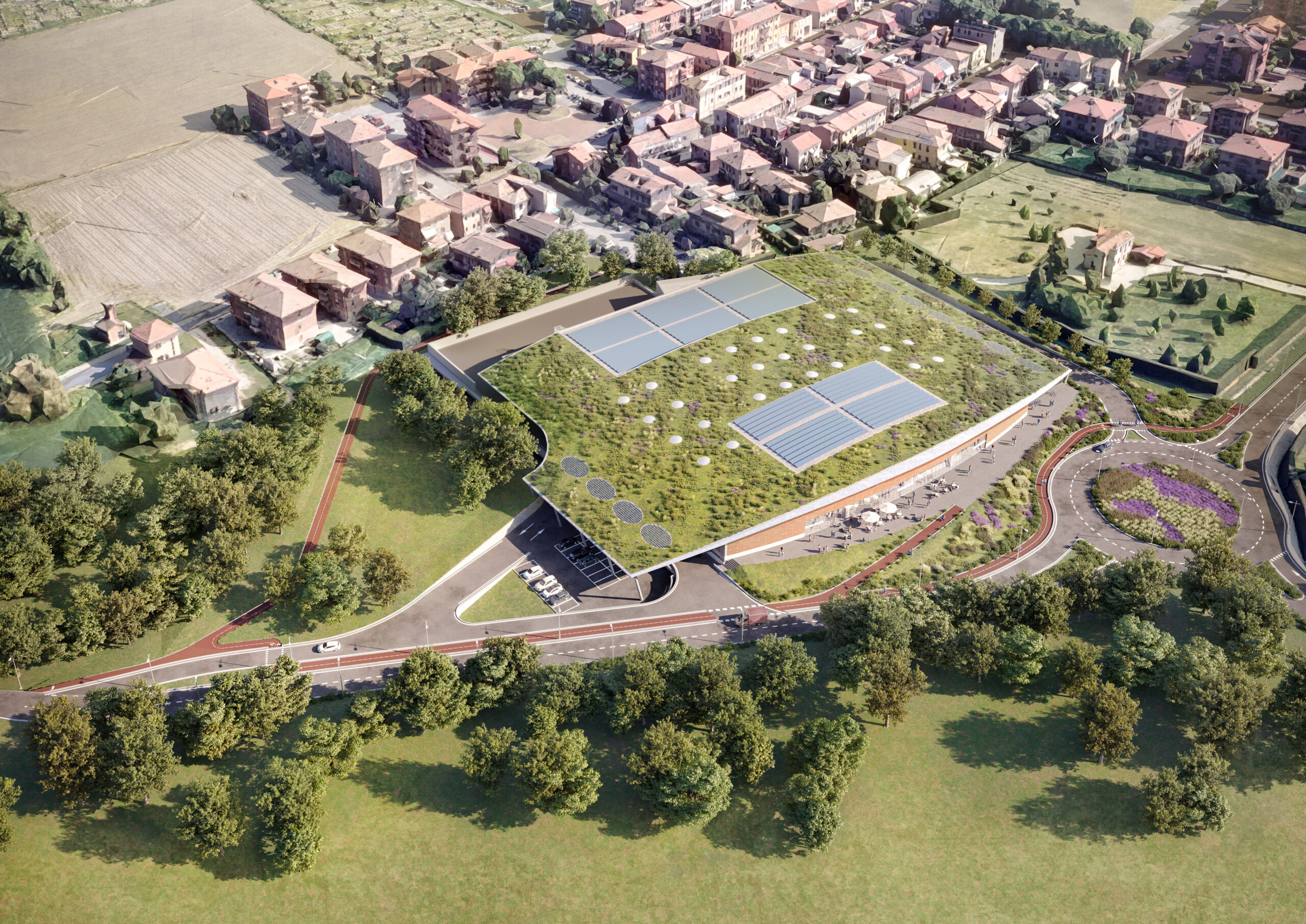 L'area di via Caldirolo a Ferrara che sarà interessata dal progetto del "Central Bosc"