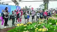 Turisti all'edizione 2025 di Euroflora
