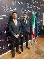 Primo segretario dell'Ufficio commerciale dell'Ambasciata italiana a Pechino- Tommaso Giavoni e Direttore Generale Assocarni- Francois Tomei.