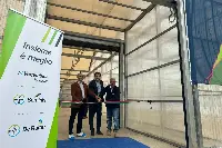 Inaugurazione serre a tecnologia avanzata per la ricerca orticola presso il Centro di Ricerche Bayer di Borgo Sabotino (LT) - 15 ottobre 2025. Al centro Patrick Gerlich, amministratore delegato di Bayer Crop Science Italia