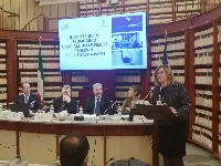 Micaela Pallini, presentazione Rapporto 2024 Federvini