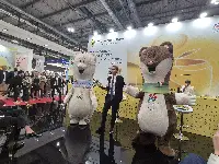 Tuttofood 2025. Le mascotte di Milano-Cortina 2026 protagoniste allo stand del Grana Padano