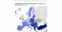 Eurostat, media di ore lavorate per paese Ue