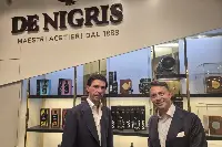 Marcello e Luca De Nigris, dirigenti dell'omonimo acetificio
