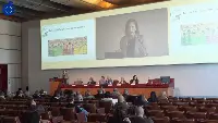 Franca Marangoni, direttore scientifico del Nutrition Foundation of Italy, durante il suo intervento alla tavola rotonda promossa da Italmopa a Sigep 2024 (Riminifiera, 21 gennaio 2024)