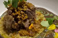 Piatto a base di cous cous