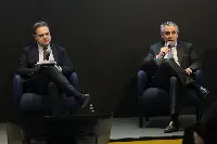 Assemblea Salumitalia. Da sinistra: Cristiano Ludovici, presidente di Salumitalia – Consorzi Indicazione Geografica; Lorenzo Beretta, presidente dell’Associazione Industriali delle Carni e dei Salumi (Assica)