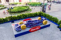 Barilla piazza San Babila Macchina Formula 1