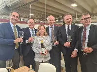 Giorgia Meloni in visita alla stand UIV, Vinitaly 2024