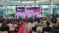 Inaugurazione Macfrut 2022 alla presenza del ministro delle Politiche Agricole Stefano Patuanelli e del vice ministro degli Esteri Marina Sereni