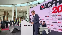 Intervento del presidente di Macfrut Renzo Piraccini all'evento di inaugurazione di Macfrut 2022