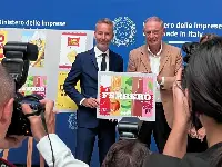 Da sin: Marco Brambilla, Responsabile comunicazione Corporate Ferrero, e il Min. Adolfo Urso, Ministro delle Imprese e del Made in Italy