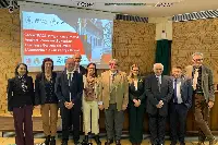 Rappresentanti istituzionali, consortili ed i relatori del Convegno di presentazione del progetto "GreenTrace project: Integration of Eco-Sustainable Analytical Methods, Machine Learning, and Data management of the Authenticy and Quality of food