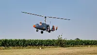 Progetto Perbacco: minicottero in volo