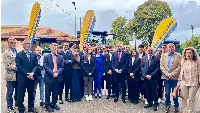 Il ministro dell'agricoltura, della sovranità alimentare e delle foreste Francesco Lollobrigida in visita all'istituto agrario "Garibaldi" (Roma, 27 ottobre 2023)