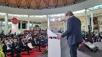 Intervento del presidente di Macfrut Renzo Piraccini all'evento di inaugurazione di Macfrut 2022